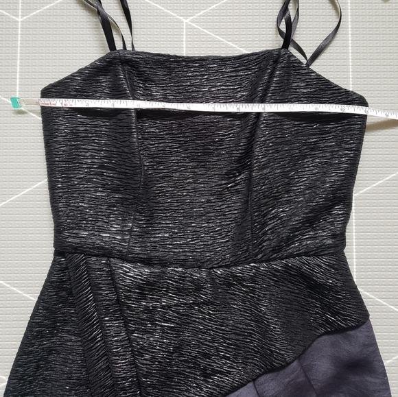 BCBG Black Strapless Dress Size 0 - Picture 6 of 7